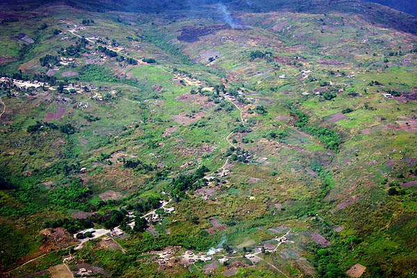 Mountain village just outside Bunia, DR Congo